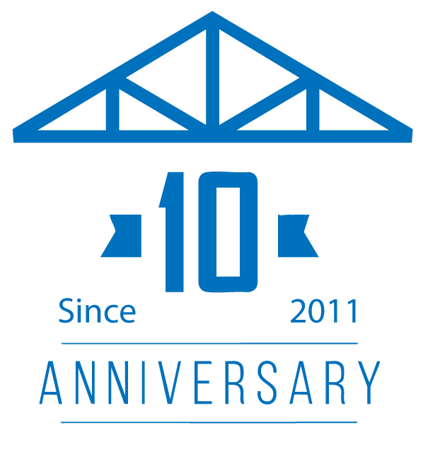 10+ years anniversary logo since 2011