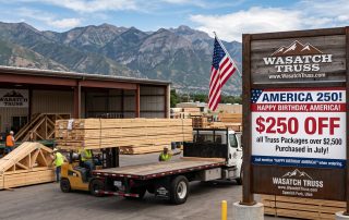 Wasatch Truss - 4th of July Sale