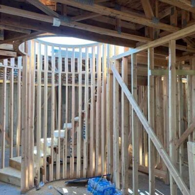 Custom House Stair Trusses